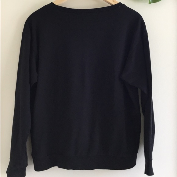 H&M | Cute Black Crewneck Sweater - Picture 2 of 3